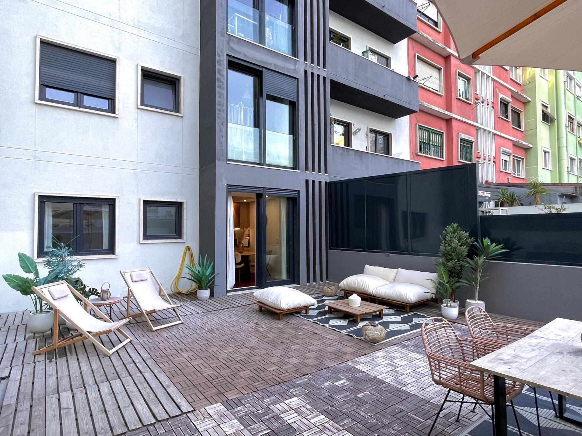 Casa Boma Lisboa - Brighting Apartment With Spacious Terrace - Alvalade III エクステリア 写真