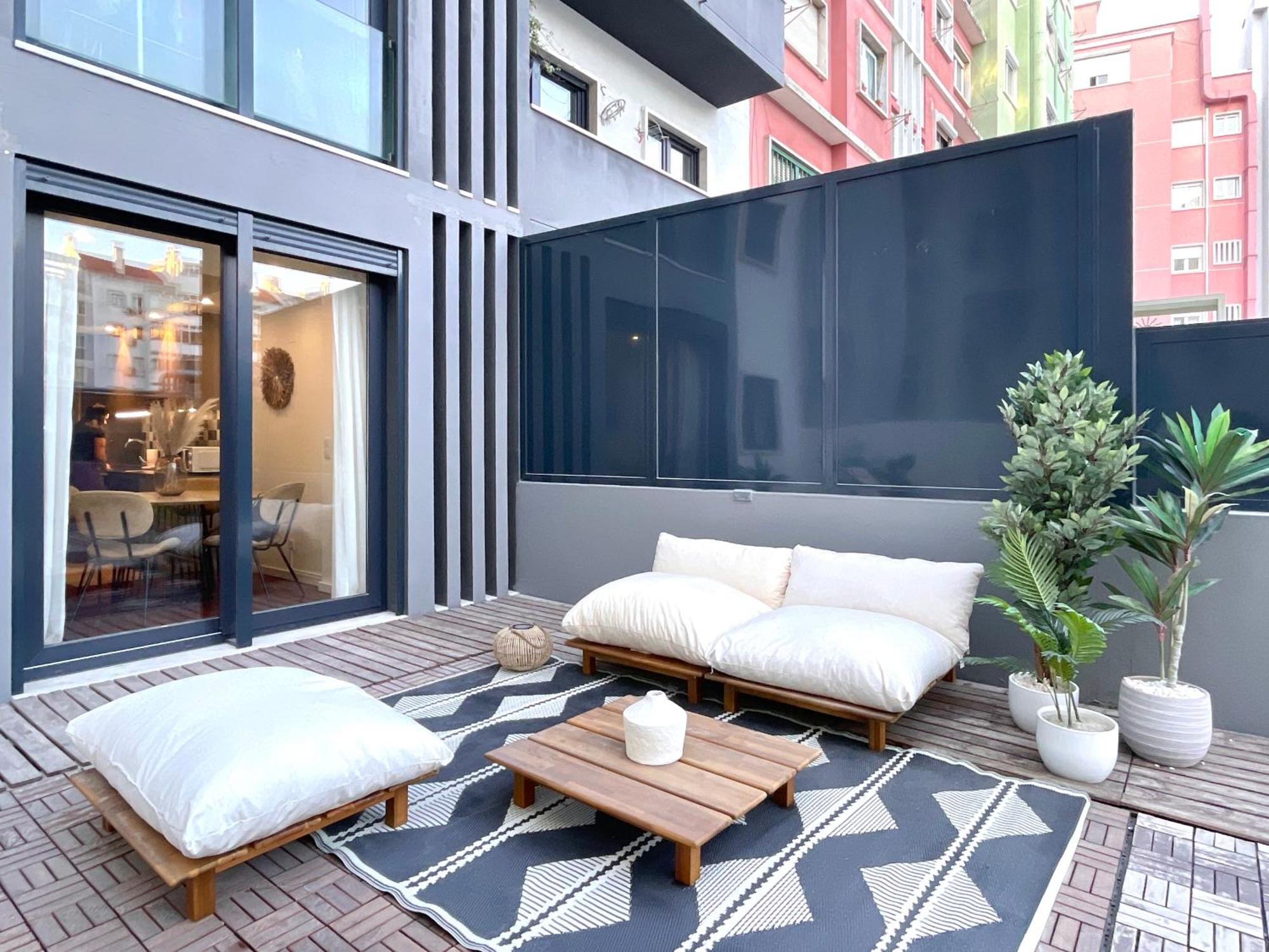 Casa Boma Lisboa - Brighting Apartment With Spacious Terrace - Alvalade III エクステリア 写真